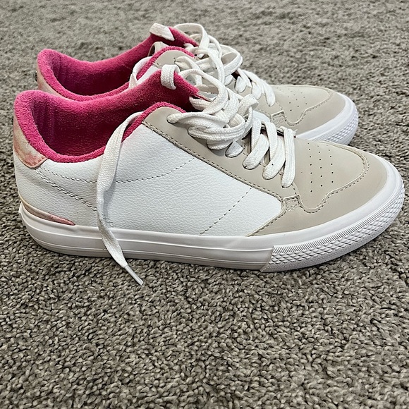 Kelly and Katie Abiellie Sneaker | Pink/White/Tan | Size: 7.5 🩷🤍🤎 - Picture 6 of 8